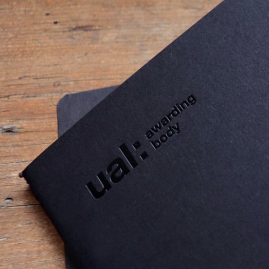 Black Foil Branding on Castelli Singer Notebooks